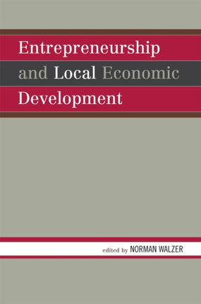 Entrepreneurship and Local Economic Development