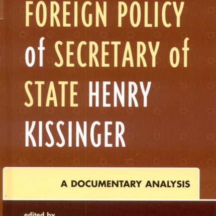 The African Foreign Policy of Secretary of State