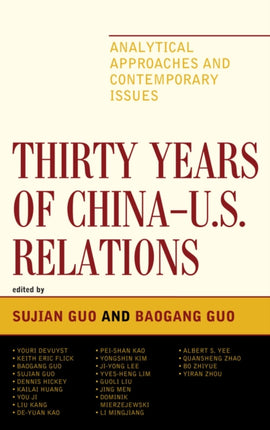 Thirty Years of China  U.S. Relations