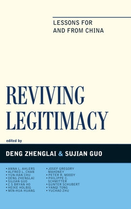 Reviving Legitimacy: Lessons for and from China