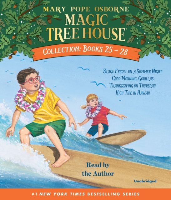 Magic Tree House Collection Books 2528 25 Stage Fright on a Summer Night 26 Good Morning Gorillas 27 Thanksgiving on Thursday 28 High Tide in Hawaii 10