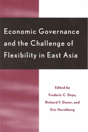 Economic Governance and the Challenge of