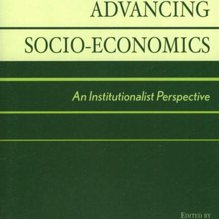 Advancing SocioEconomics