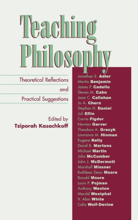 Teaching Philosophy Theoretical Reflections and
