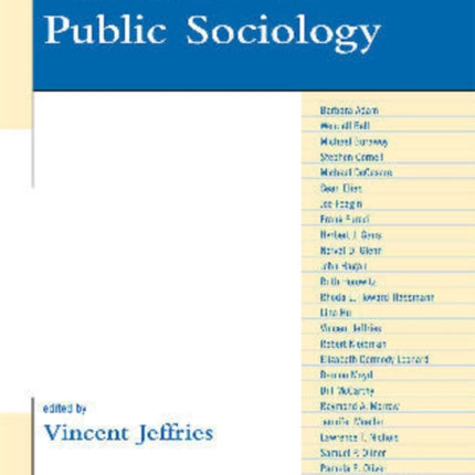 Handbook of Public Sociology
