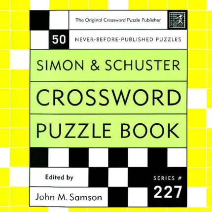 Simon and Schuster Crossword Puzzle Book 227