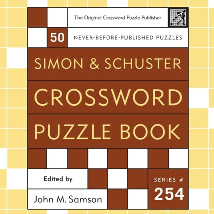 Simon and Schuster Crossword Puzzle Book 254