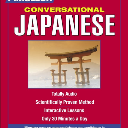 Pimsleur Japanese Conversational Course  Level 1