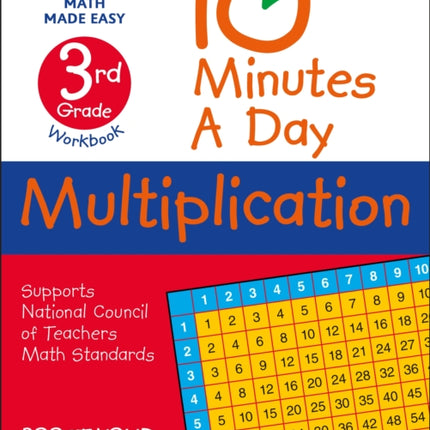 10 Minutes a Day Multiplication, 3rd Grade