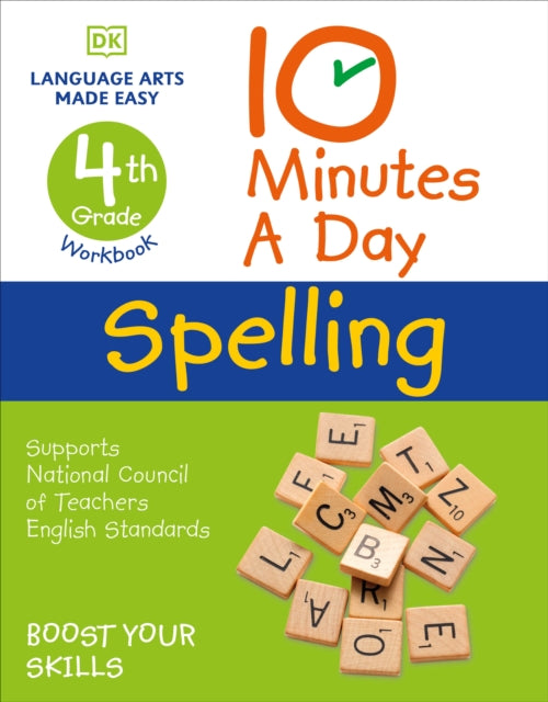 10 Minutes a Day Spelling, 4th Grade: Helps develop strong English skills