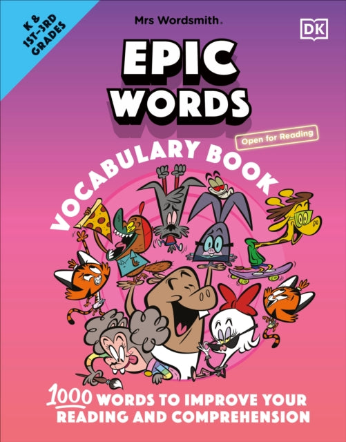 Mrs Wordsmith Epic Words Vocabulary Book, Kindergarten & Grades 1-3: 1,000 Words to Improve Your Reading and Comprehension