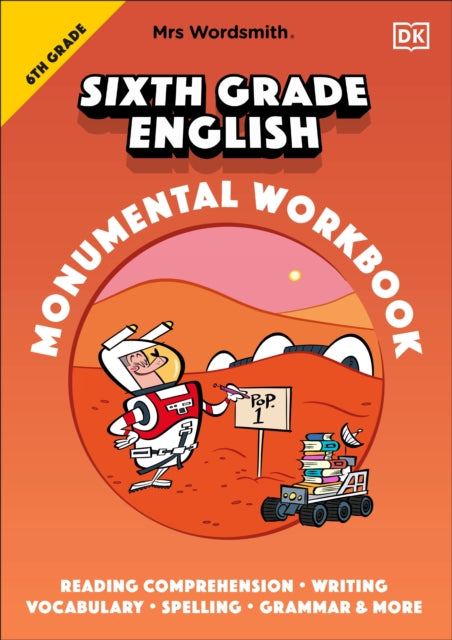 Mrs Wordsmith 6th Grade English Monumental Workbook: + 3 Months of Word Tag Video Game