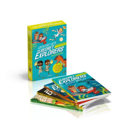 Adventures with The Secret Explorers: Collection One: 4-Book Box Set of Educational Fiction Chapter Books Books