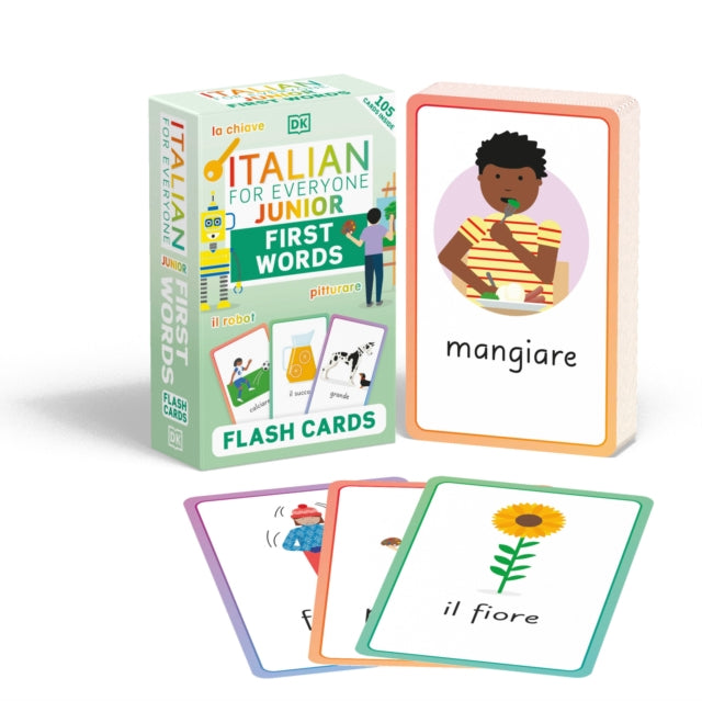 Italian for Everyone Junior First Words Flash Cards