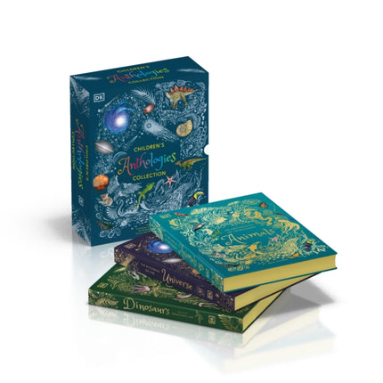 Children's Anthologies Collection: 3-Book Box Set for Kids Ages 6-8, Featuring 300+ Animal, Dinosaur, and Space Topics