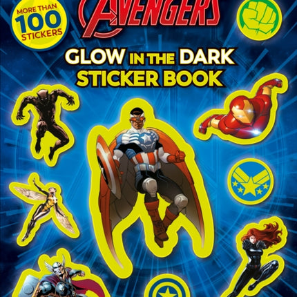 Marvel Avengers Glow in the Dark Sticker Book