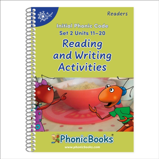 Phonic Books Dandelion Readers Reading and Writing Activities Set 2 Units 11-20 Twin Chimps (Two Letter Spellings sh, ch, th, ng, qu, wh, -ed, -ing, -le): Photocopiable Activities Accompanying Dandelion Readers Set 2 Units 11-20 Twin Chimps