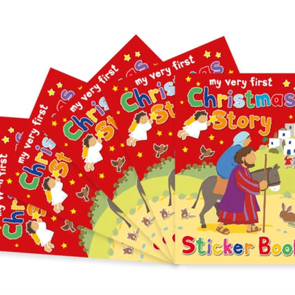 Christmas Story Sticker Book: Pack of 5