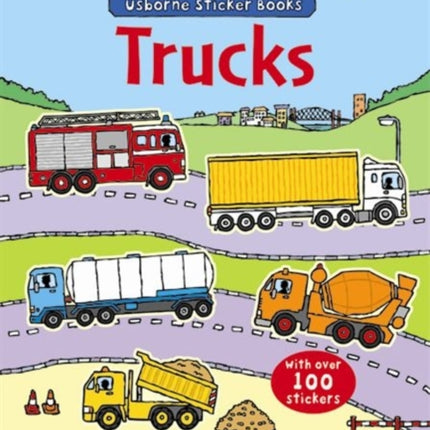 First Sticker Book Trucks