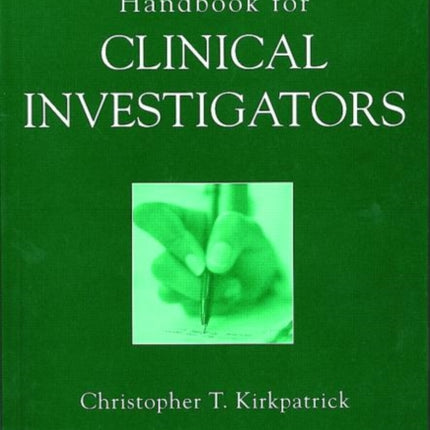 Handbook for Clinical Investigators