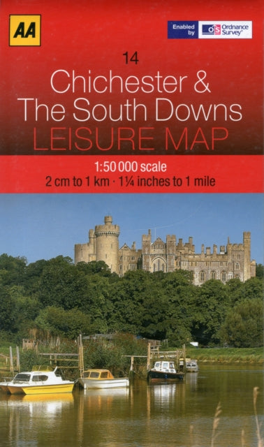 Leisure Map Chichester and the South Downs AA Leisure Maps