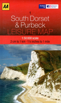 Leisure Map South Dorset and Purbeck AA Leisure Maps