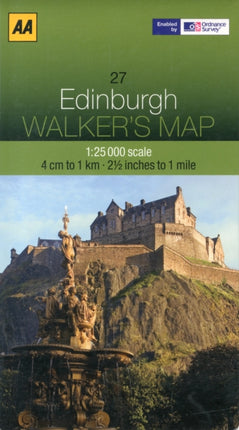 Walkers Map Edinburgh