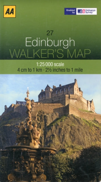 Walkers Map Edinburgh