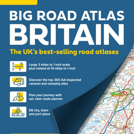 AA Big Road Atlas Britain 2025