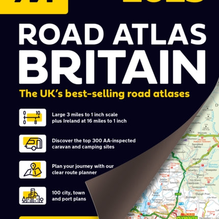 AA Road Atlas Britain 2025