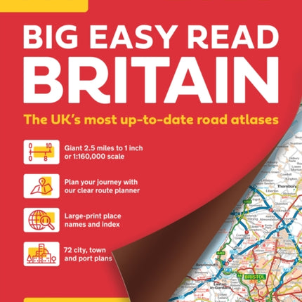 AA Big Easy Read Atlas Britain 2026
