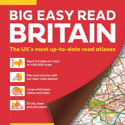 AA Big Easy Read Atlas Britain 2026