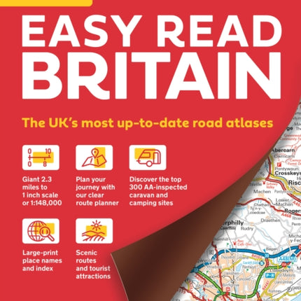 AA Easy Read Atlas Britain 2026