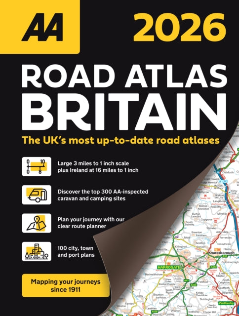 AA Road Atlas Britain 2026