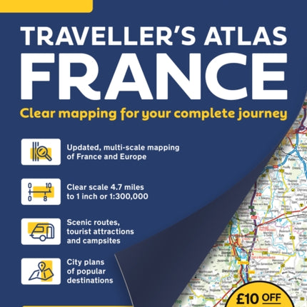AA Travellers Atlas France 2026