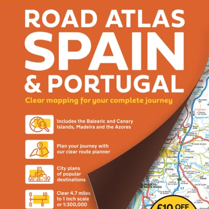 AA Road Atlas Spain  Portugal