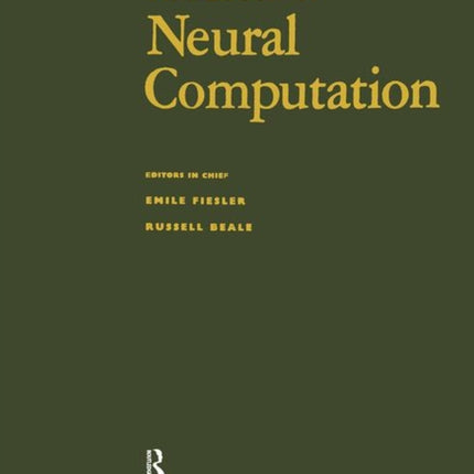 Handbook of Neural Computation