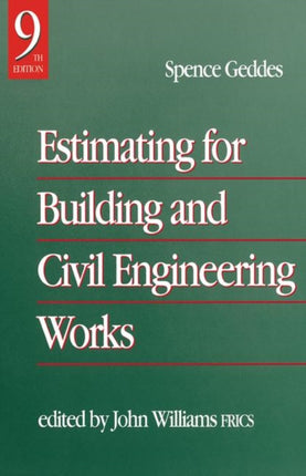 Estimating for Building  Civil Engineering Work