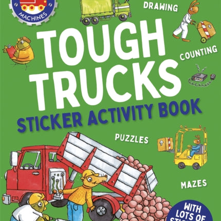 Amazing Machines Tough Trucks Sticker Activity Book