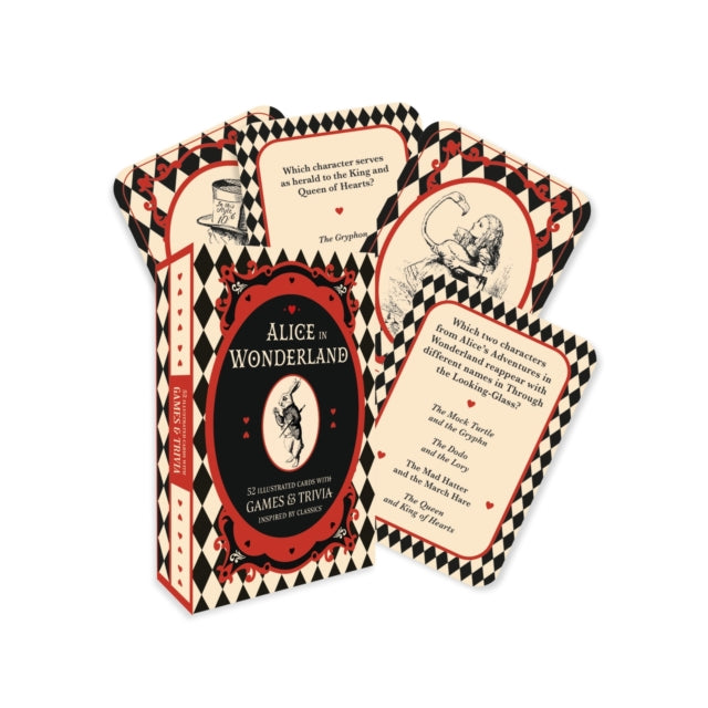 Alice in Wonderland - A Card and Trivia Game: 52  illustrated cards with games and trivia inspired by classics