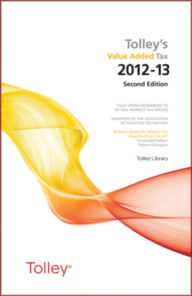 Tolleys Value Added Tax 2012 Second edition only