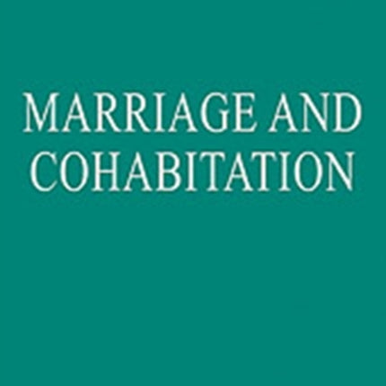 Marriage and Cohabitation Regulating Intimacy