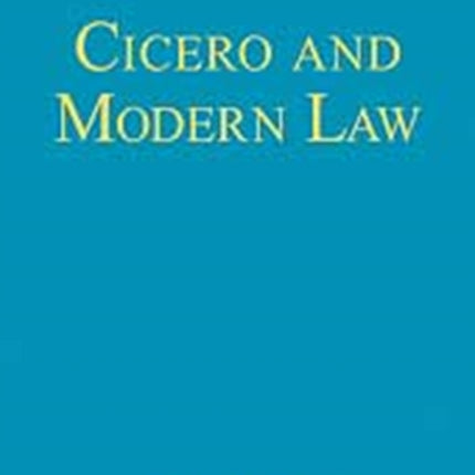 Cicero and Modern Law