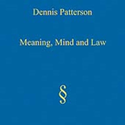 Meaning, Mind and Law