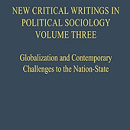 New Critical Writings in Political Sociology