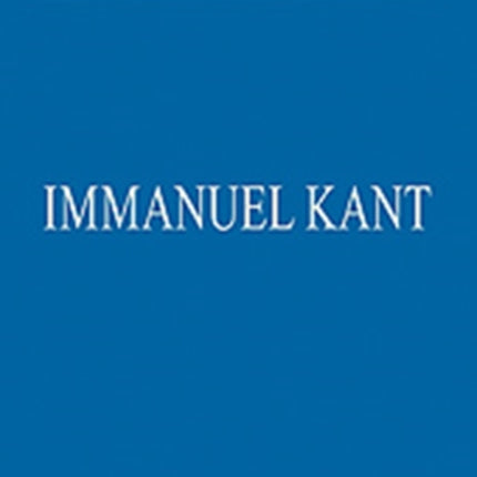 Immanuel Kant