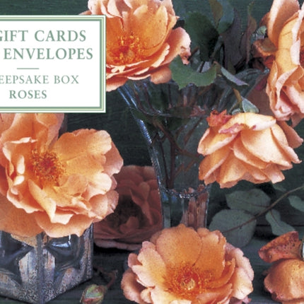 Tin Box of 20 Gift Cards  EnvelopesRoses Keepsake
