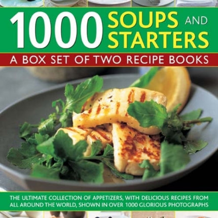 1000 Soups and Starters A Box Set of Two Recipe