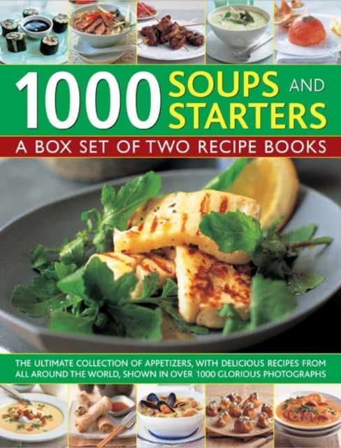 1000 Soups and Starters A Box Set of Two Recipe