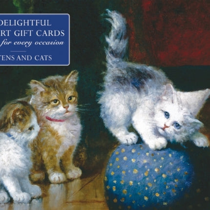 Card Box of 20 Notecards and Envelopes: Kittens and Cats